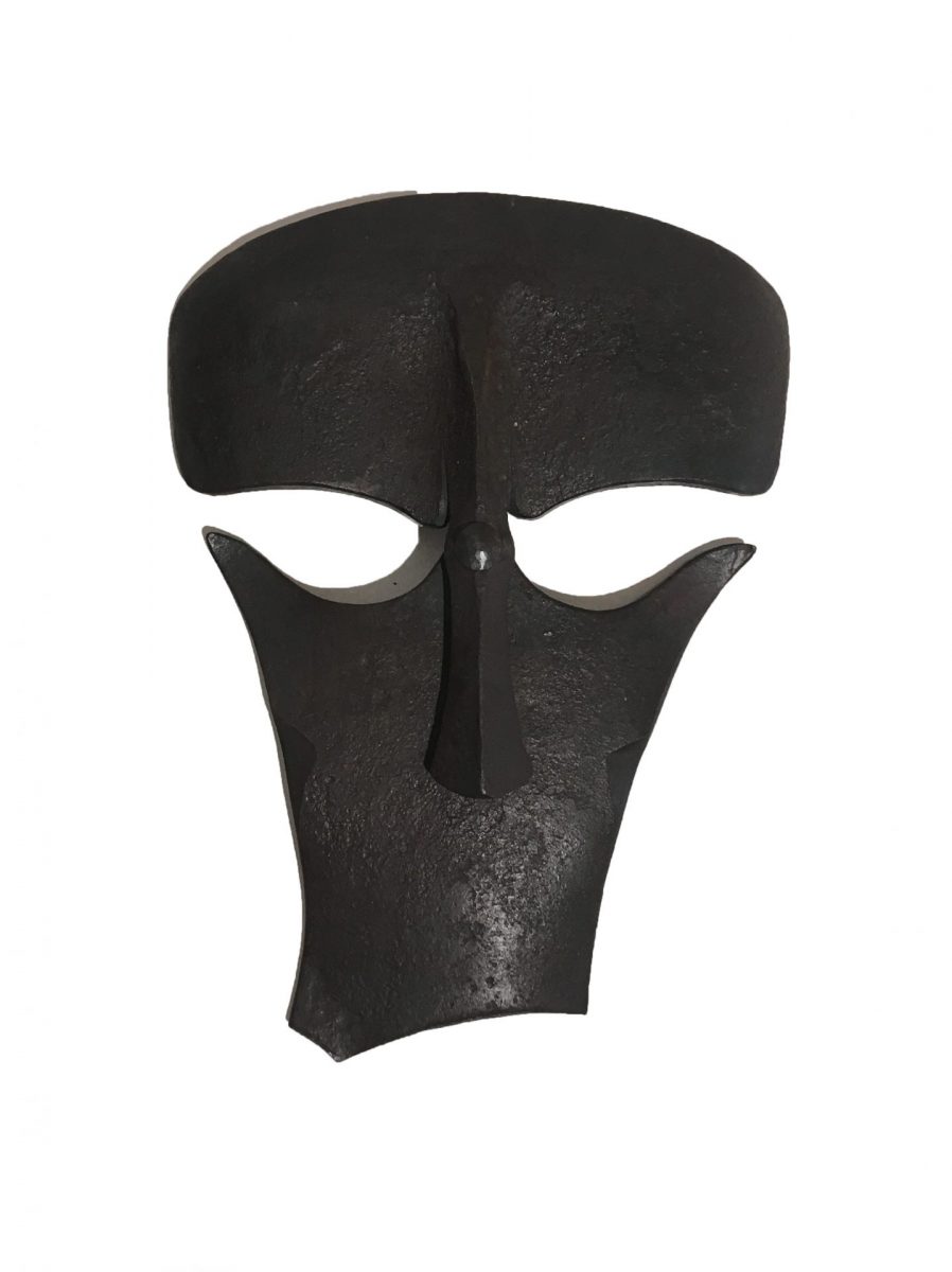 019.WILL-MAGUIRE-Iron-Mask-2.-23-x-18cm-forged-steel-angle-iron-$-690.00