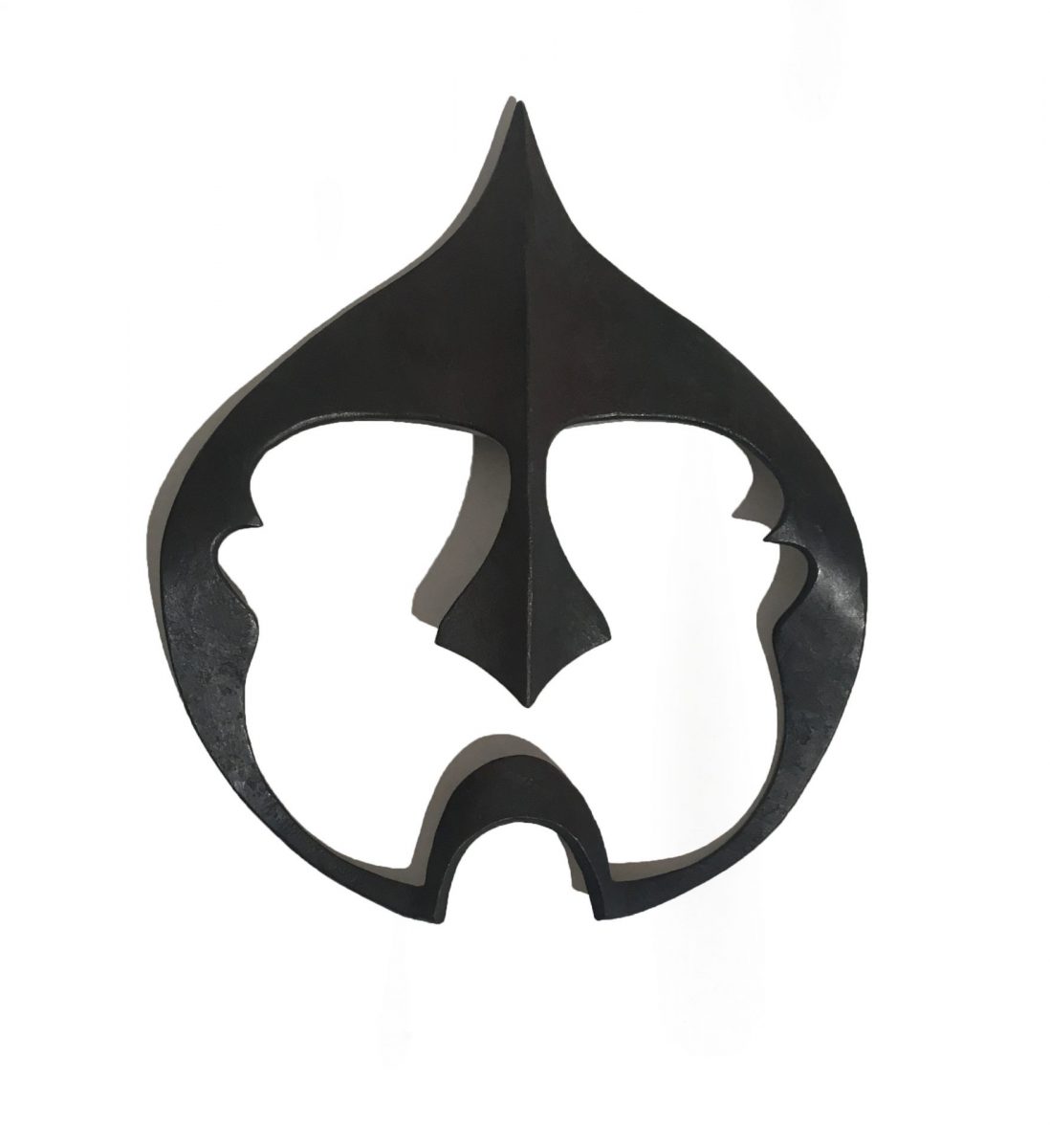 019.WILL-MAGUIRE-Iron-Mask-4.-26-x-23cm-forged-steel-angle-iron-$-690.00