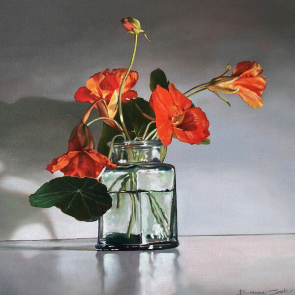 07.BRONWYN-SEARLE-Reflected-Shadows-44-x-44cm-framed-oil-on-canvas-$-1,700.00
