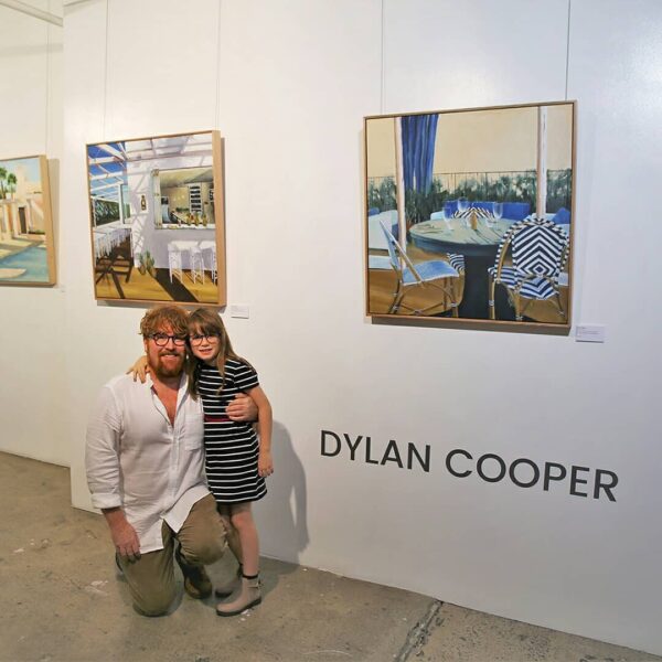Some snaps of artist DYLAN COOPER from the Opening Night of his solo exhibition 'What Once Was'. Dylan's work are on display and available for sale, please contact the team for more details.  ​ ​