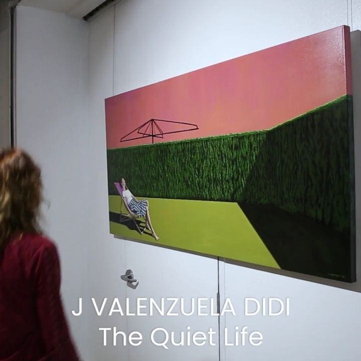 J VALENZUELA DIDI Solo Exhibition 'The Quiet Life' walk through video part 2. 
​
​Works by J are available for viewing and purchase via our website or please contact Rebecca and Jess at the gallery for any enquiries, questions or for more images and information. If you would like to see how J's works might look on your wall please feel free to send us an image and we will digitally install options and send back for you! 
​
​