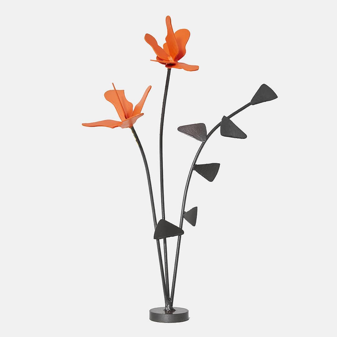 JENNY GREEN'S new sculpture 'Bloom 3' is 56 x 43 x 20cm,  painted steel $ 1,800.00 and on display and available now for her solo exhibition 'Resurgent'. 

​
'‘Resurgent’ proclaims optimism, resourcefulness 
and promise. Drought, fire, flood, pandemic… the catastrophes keep slamming us. 
Yet, we push on and rebound – because we must.
Human spirit and the earth’s remarkable resilience prevail. 
The earth continues to be challenged but with ingenuit and action we can still revive and rebound.' - Jenny Green 
​
​​​ #orangeart 
​