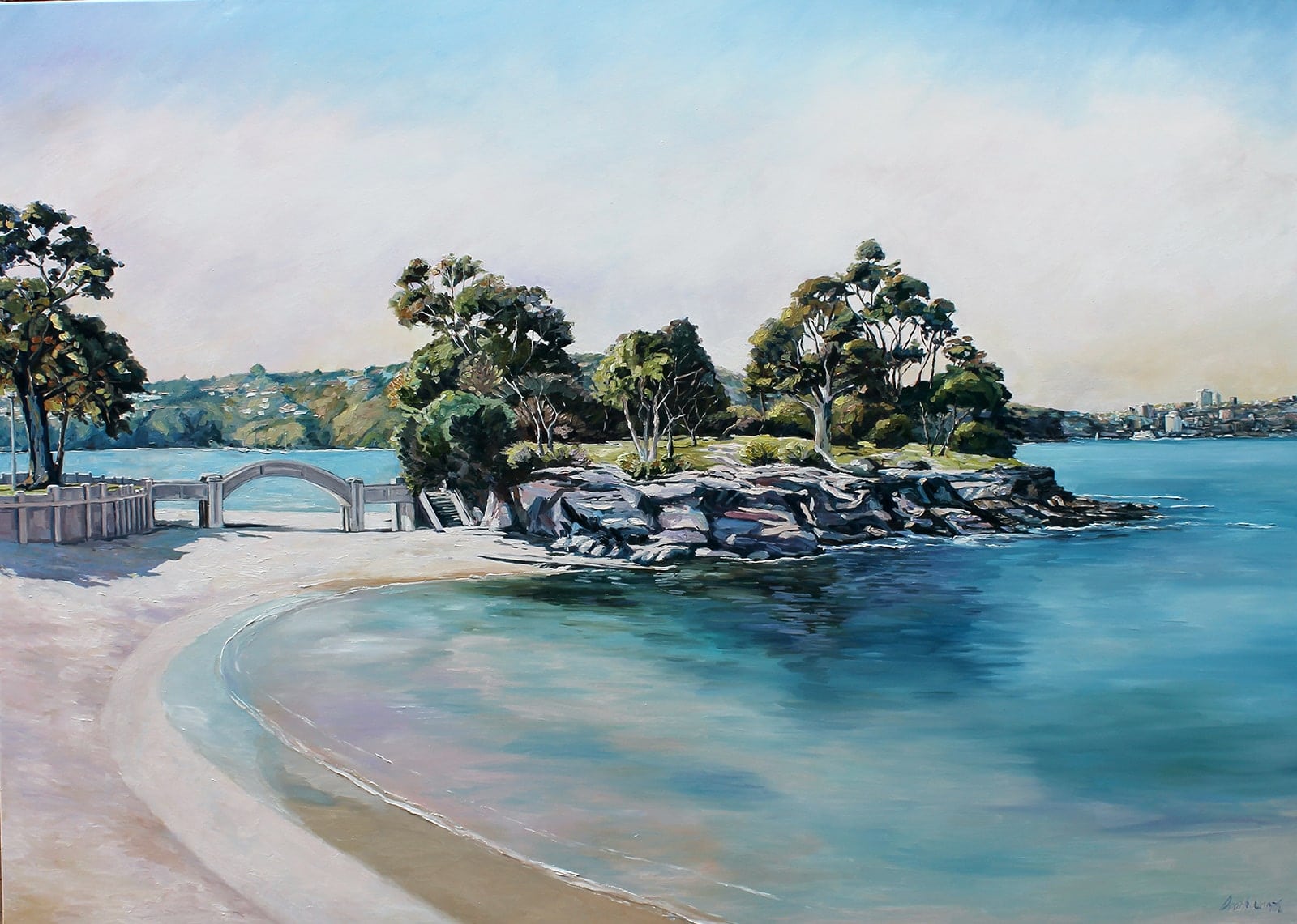 012. NICOLE SOUTHWORTH Late Afternoon at Balmoral 117cm x 162cm oil on polyester 6400 AUD